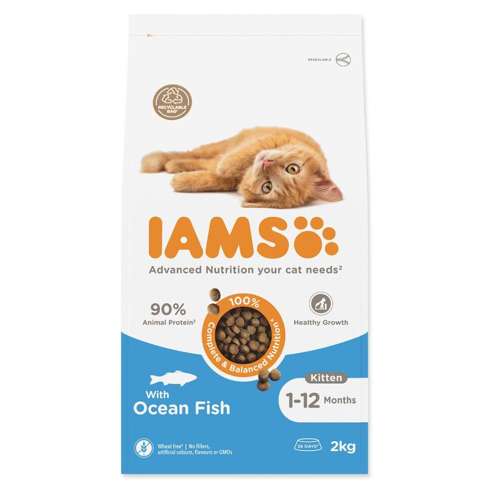 E-shop IAMS Cat Kitten Ocean Fish granule pre mačiatka 1 kus, Hmotnosť balenia (g): 10 kg