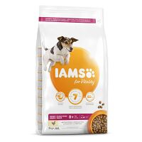 IAMS Dog Senior Small & Medium Chicken granule pre psov 1 kus, Hmotnosť balenia (g): 3 kg