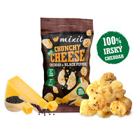 MIXIT Chrumkavý syr do vrecka írsky cheddar a čierne korenie 20 g