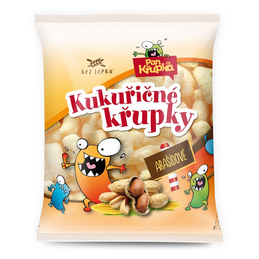 REJ Chrumky kukuričné ​​arašidové 90 g