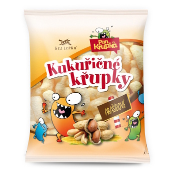 REJ Chrumky kukuričné ​​arašidové 90 g (Bezlepkové chrumky a cereálie) - Sladké