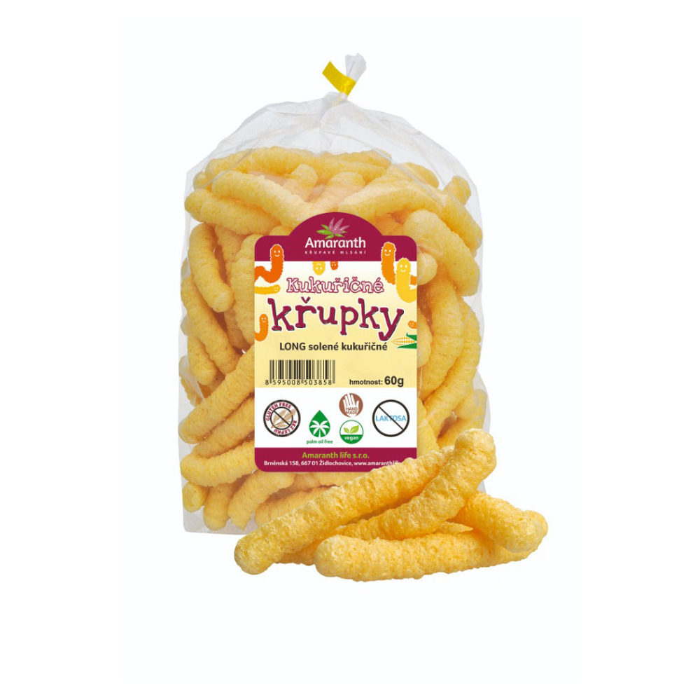AMARANTH Chrumky long kukuričné slané 100 g