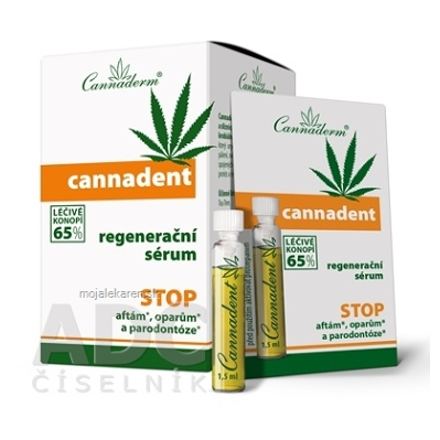 Cannaderm CANNADENT regeneračné sérum na afty a opary 10x1,5 ml kúpite na Mojalekaren.sk