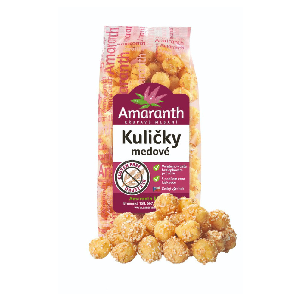 AMARANTH Guľôčky medové 100 g