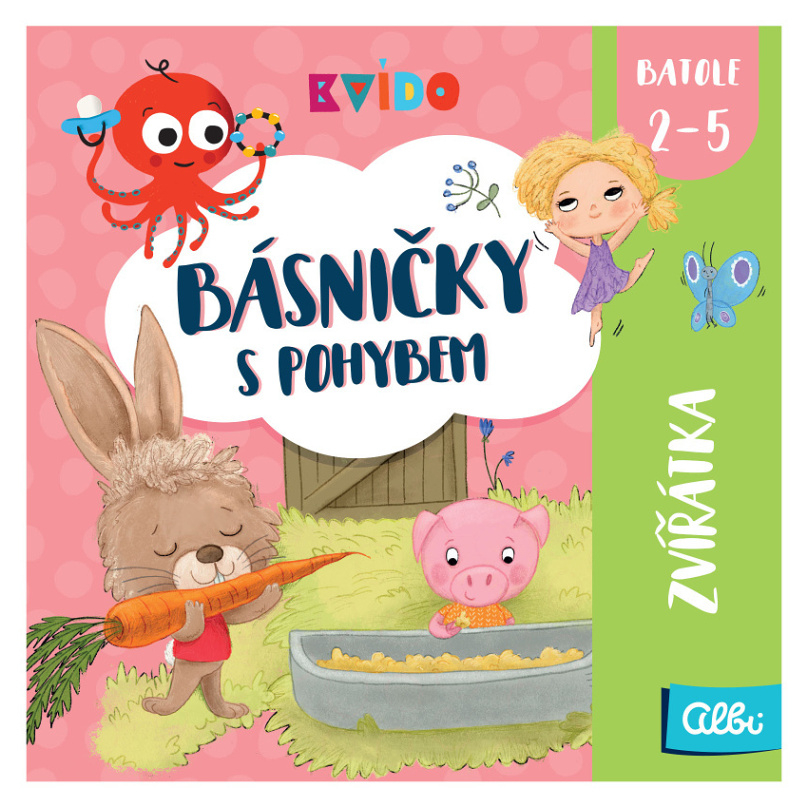 E-shop ALBI Kvído Básničky s pohybom zvieratka 2+