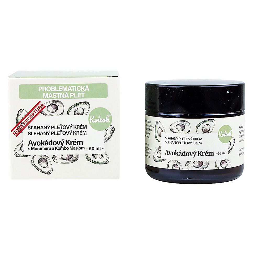 KVITOK Avokádový nočný pleťový krém 60 ml