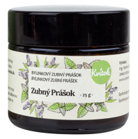 KVITOK Bylinkový zubný prášok 25 g