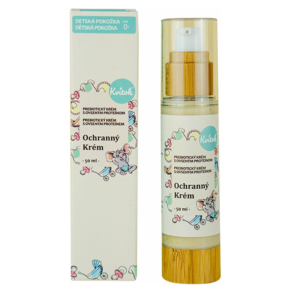 KVITOK Detský ochranný krém – celotelový prebiotický krém s ovseným proteínom 50 ml