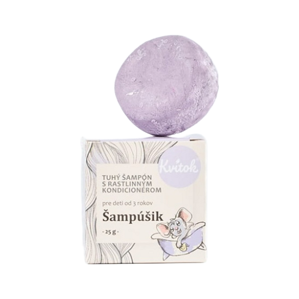 KVITOK Detský tuhý šampón s kondicionérom Šampón 25 g kúpite na Mojalekaren.sk
