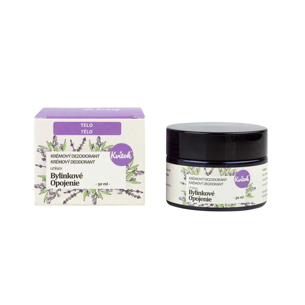 KVITOK Krémový dezodorant Bylinkové opojenie 30 ml