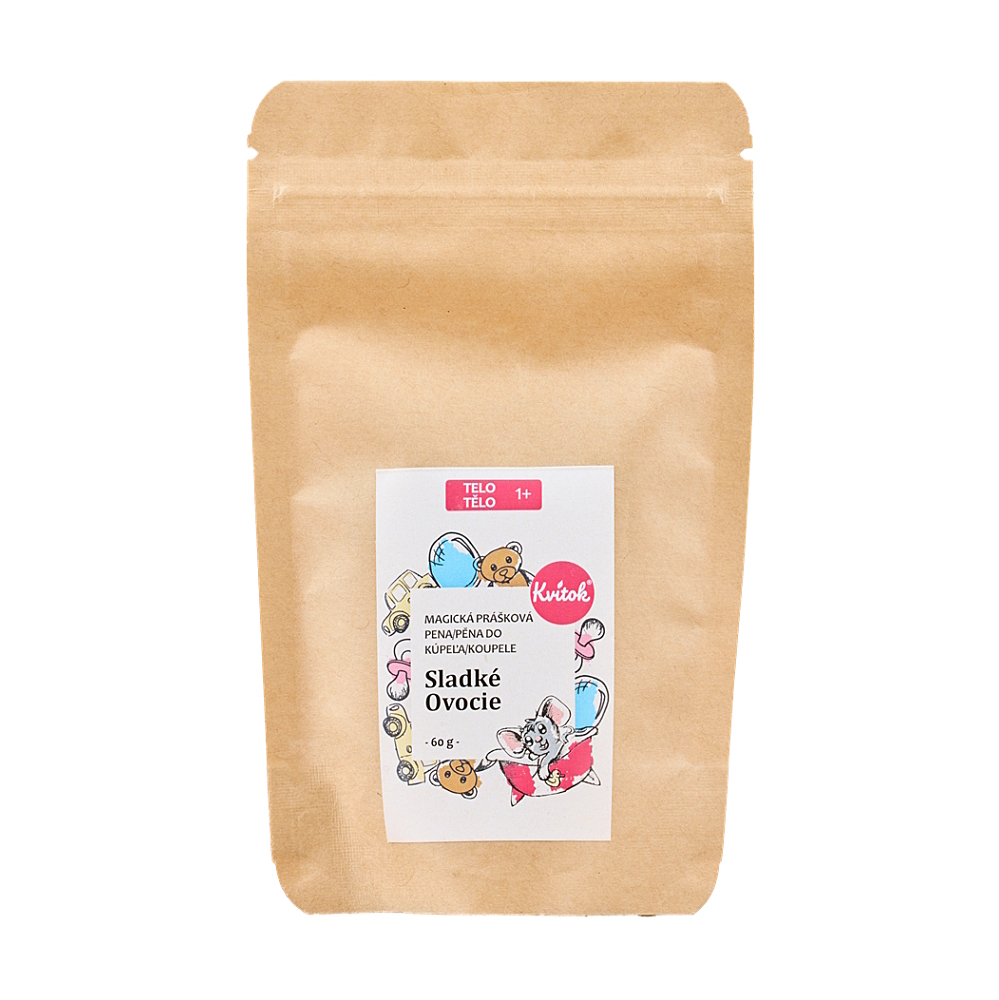 KVITOK Magická pena do kúpeľa sladké ovocie 60 g