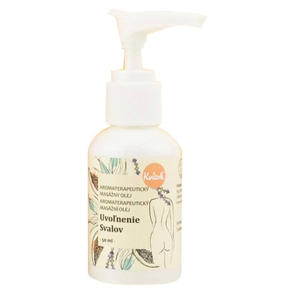 Masážny olej Uvoľnenie svalov Kvítok 50ml