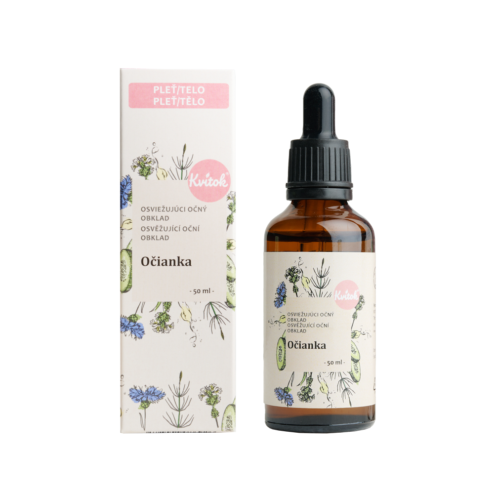 KVITOK Osviežujúci očný obklad Očianka 50 ml