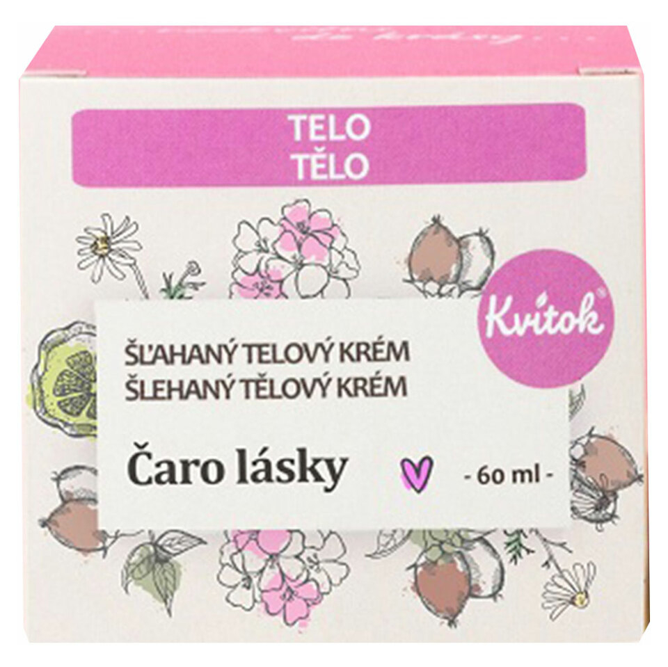 KVITOK Šľahaný telový krém Kúzlo lásky 60 ml