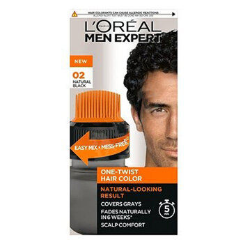 L'ORÉAL Men Expert One-Twist Farba na vlasy 02 Real Black 50 ml