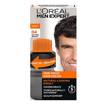 L'ORÉAL Men Expert One-Twist Farba na vlasy 04 Medium Brown 50 ml