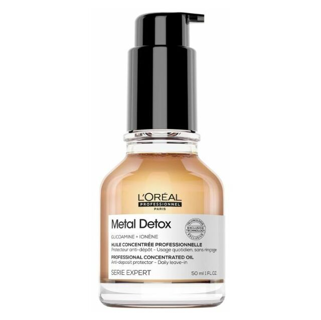 L´ORÉAL Professionnel Metal Detox Koncentrovaný olej proti usadzovaniu kovových častíc 50 ml