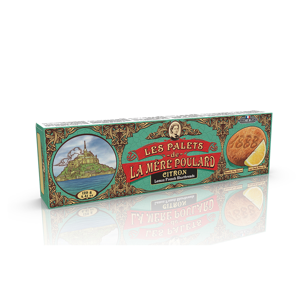 LA MÉRE POULARD Lemon French shortbread maslové sušienky 125 g