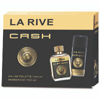 LA RIVE Cash Man Darčekové balenie - toaletná voda La Rive CASH 100 ml a dezodorant La Rive CASH 150 ml