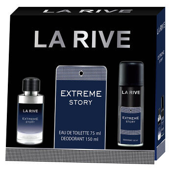 LA RIVE Extreme Story EdP 75 ml + deo 150 ml Darčekové balenie (Kozmetické balíčky) - Sada