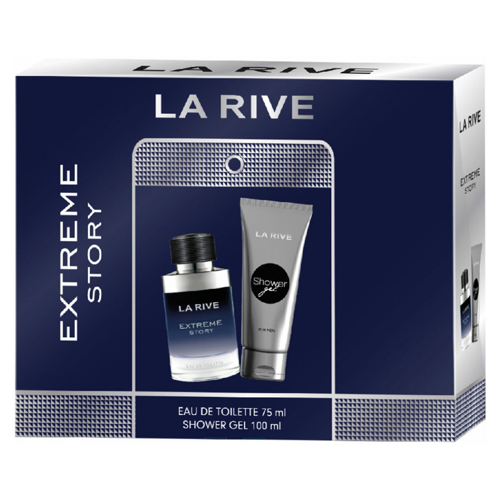 LA RIVE Extreme Story Parfémová voda 75 ml + Sprchový gel 100 ml Dárkové balení