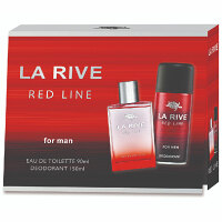LA RIVE Red Line Parfémová voda 90 ml + dezodorant 150 ml Darčekové balenie