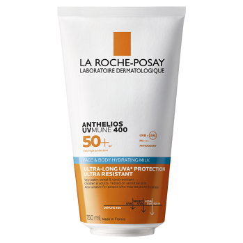 LA ROCHE-POSAY Anthelios Opaľovacie mlieko SPF50+ 150 ml (Dermokozmetika opaľovacie mlieka a gely) - Vodeodolné