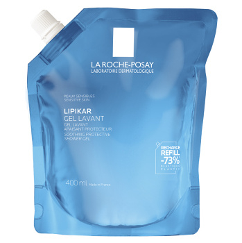 LA ROCHE-POSAY Lipikar Upokojujúci Sprchový gél náplň 400 ml (Dermokozmetika sprchovania a umývanie) - Dermokozmetika
