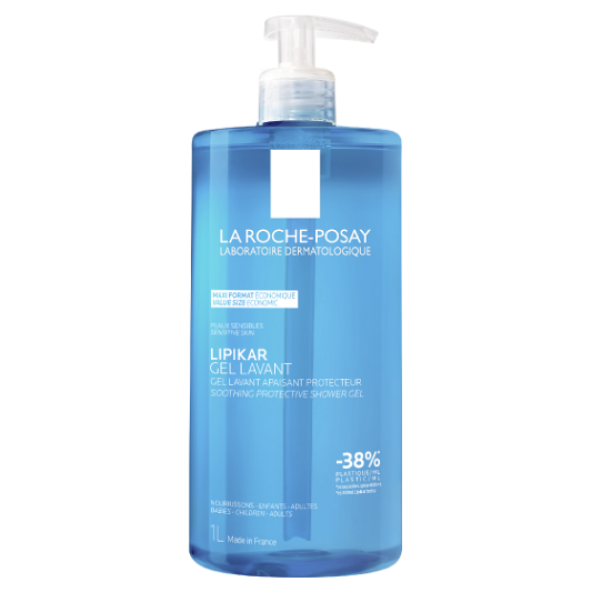La Roche-Posay Lipikar upokojujúci a ochranný čistiaci gél 1 l (poškodený aplikátor) kúpite na Mojalekaren.sk
