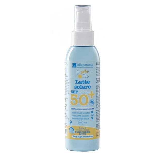 LA SAPONARIA Opaľovacie mlieko pre deti SPF 50+ BIO 125 ml