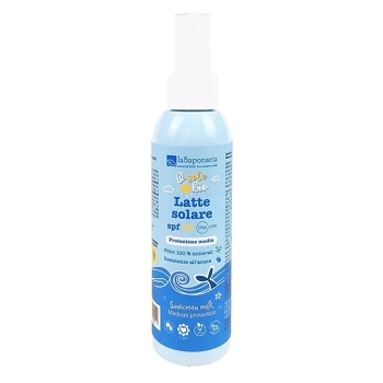 LA SAPONARIA Opaľovacie mlieko SPF 20 BIO 125 ml (Prírodné opaľovacie prípravky) - Prírodné, BIO