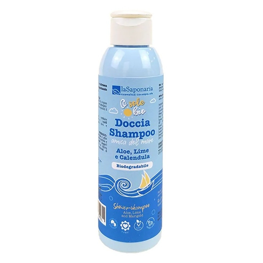 LA SAPONARIA Sprchový gél a šampón po opaľovaní BIO 150 ml