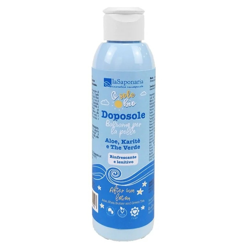 LA SAPONARIA Upokojujúce telové mlieko po opaľovaní BIO 150 ml