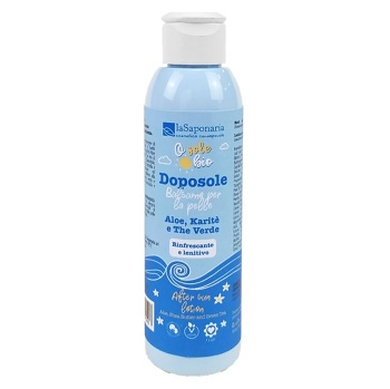 LA SAPONARIA Upokojujúce telové mlieko po opaľovaní BIO 150 ml (Prírodné opaľovacie prípravky) - Prírodné, BIO