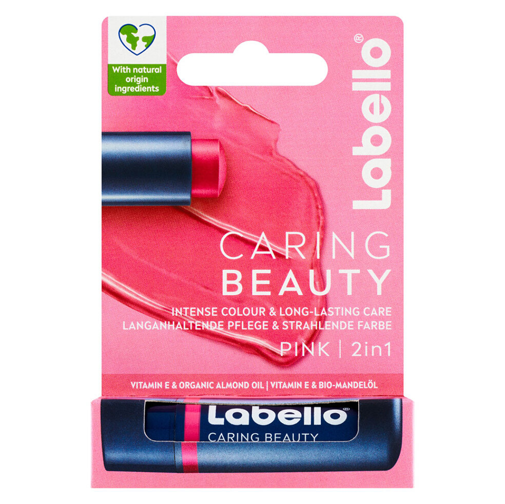 LABELLO Caring Beauty Farebný balzam na pery Pink 5,5 ml kúpite na Mojalekaren.sk