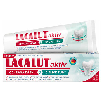 LACALUT Aktiv Ochrana ďasien & Citlivé zuby 75 ml