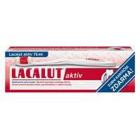 LACALUT Aktív Zubná pasta Špeciálna edícia + kefka 75 ml