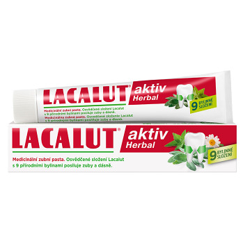 LACALUT Aktiv Zubná pasta Herbal 75 ml