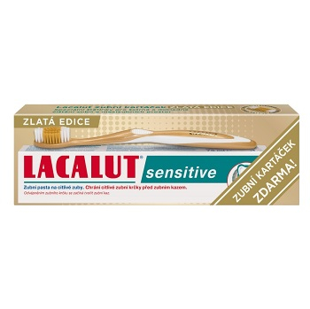 LACALUT Sensitive Zlatá edícia zubná pasta 75 ml