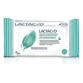 LACTACYD antibakteriálnych obrúsky 15 kusov