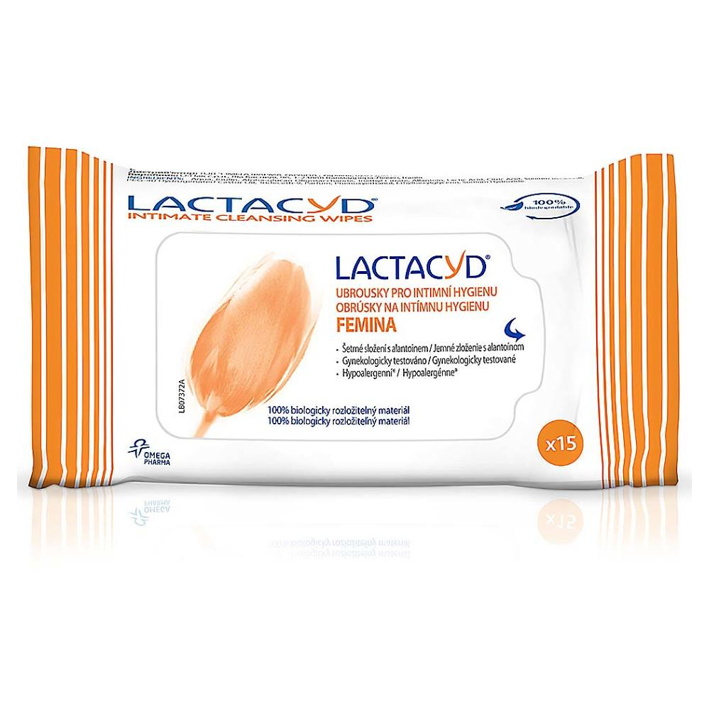 E-shop LACTACYD Obrúsky pre intímnu hygienu Femina 15 kusov