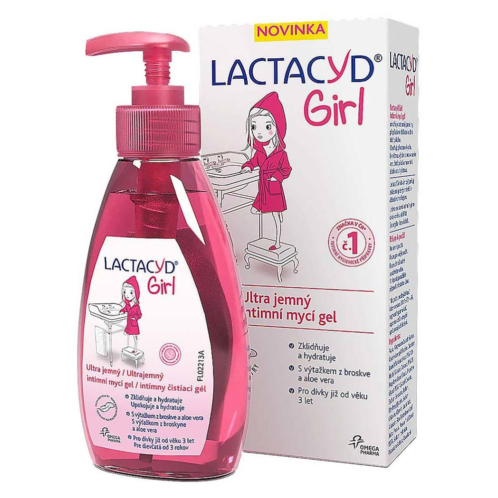LACTACYD Girl intímny čistiaci gél 200 ml kúpite na Mojalekaren.sk