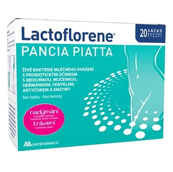 LACTOFLORENE Pancia piatta 20 vrecúšok (Probiotiká, laktobacily) - Viaczložkové