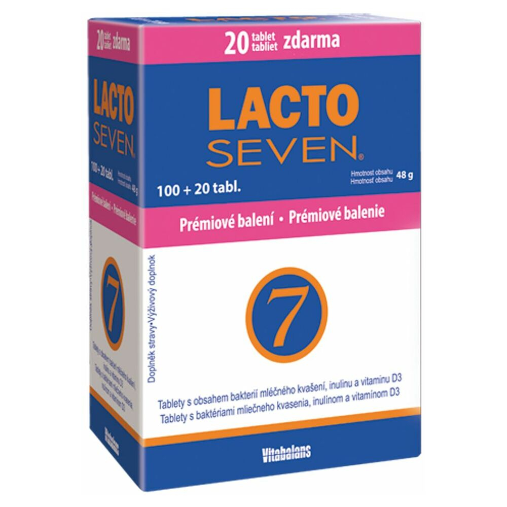 VITABALANS LACTOSEVEN, 120 tabliet