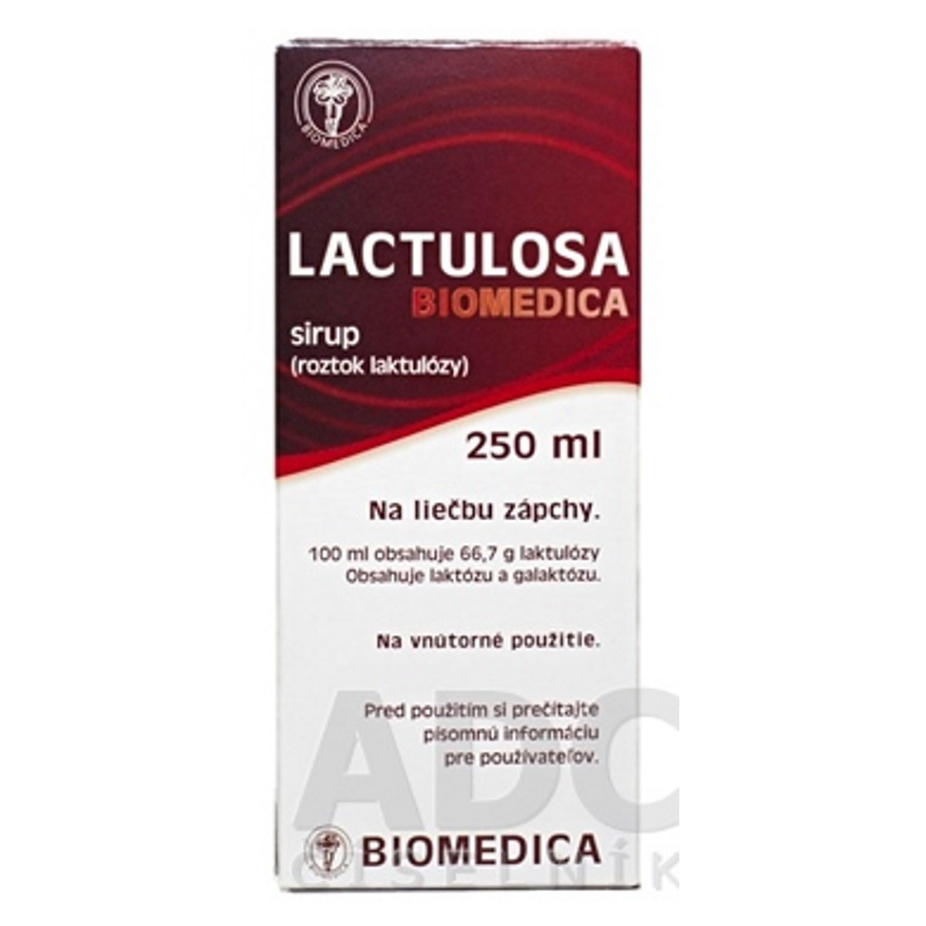 LACTULOSA BIOMEDICA sirup 250 ml kúpite na Mojalekaren.sk