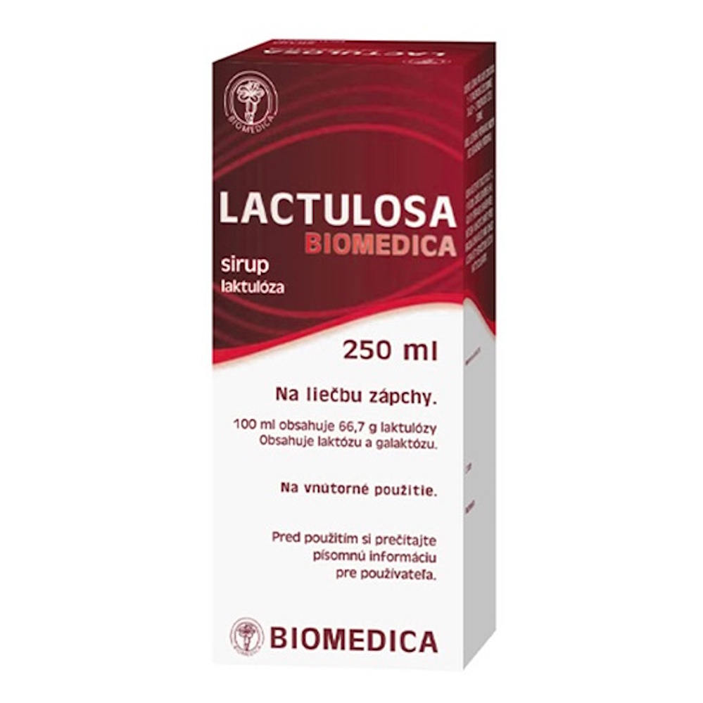 Lactulosa Biomedica sir.1 x 250 ml 50% kúpite na Mojalekaren.sk