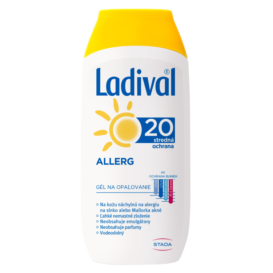 Ladival ALLERG SPF 20 gél na opaľovanie 200ml kúpite na Mojalekaren.sk