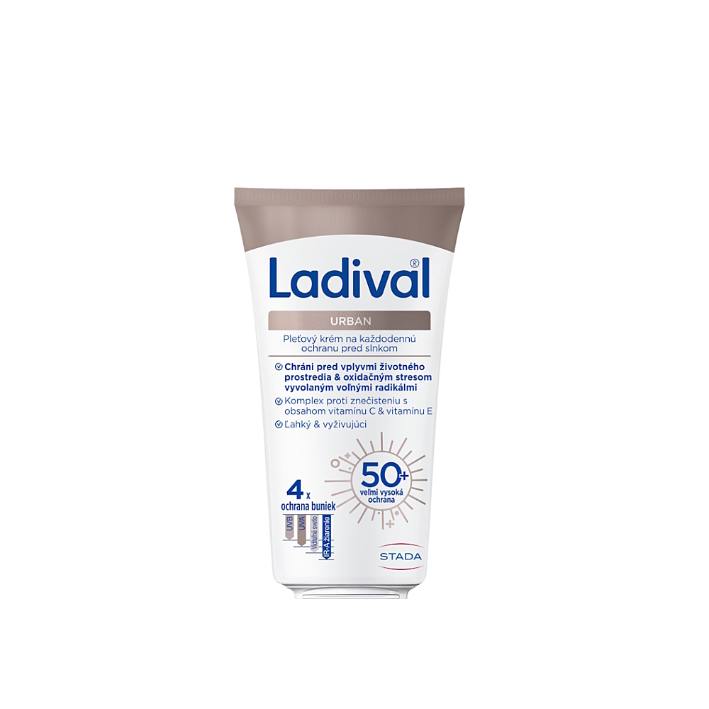 LADIVAL URBAN fluid SPF 50+ na ochranu tváre 50 ml kúpite na Mojalekaren.sk