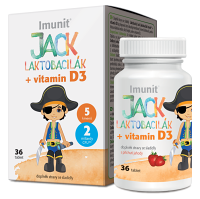 IMUNIT Laktobacily Jack Laktobacilák + vitamín D3 36 tabliet