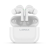LAMAX Clips1 white bezdrôtové slúchadlá biele